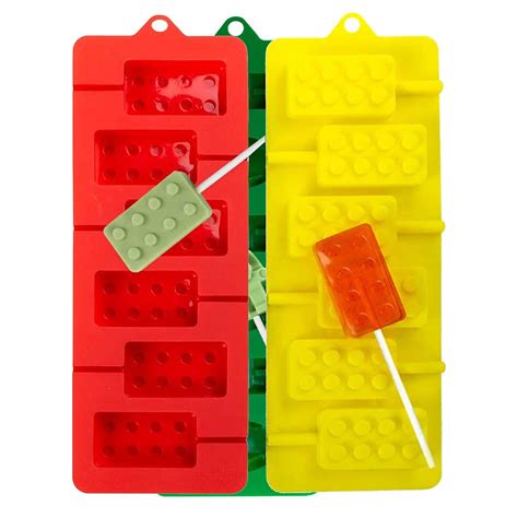 Snapklik.com : Webake Silicone Lollipop Molds, Brick Chocolate Hard ...