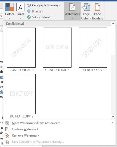 How to Add a Watermark to Documents in Microsoft Word 2016