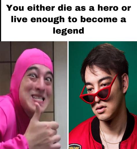 Pink guy transform into Joji : r/memes