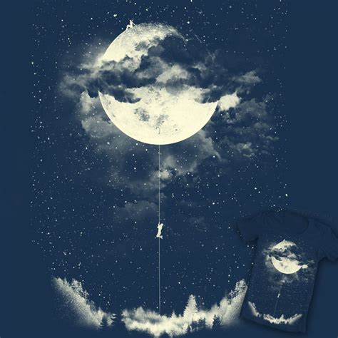 Threadless — “Moon Climber" by Miro Zatkuliak is up for... | Climbing art, Art, Moon art