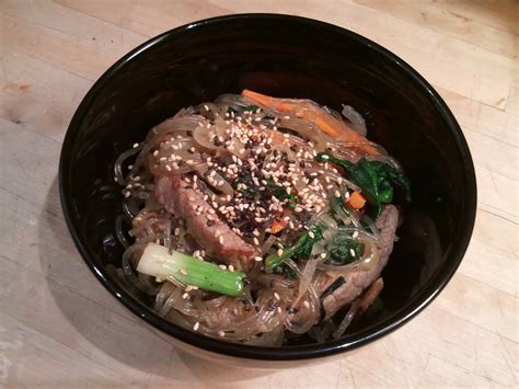 Korean food photo: Japchae on Maangchi.com