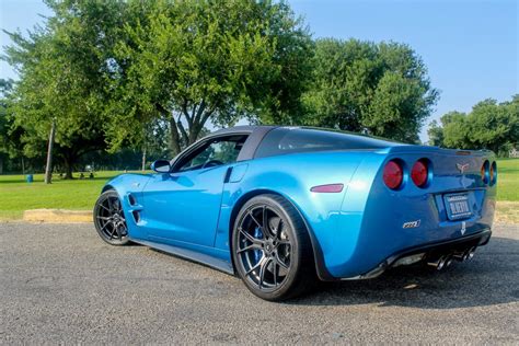 Chevrolet Corvette C6 ZR1 Blue Vorsteiner V-FF 103 | Wheel Front