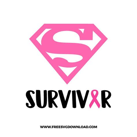 Survivor SVG & PNG free Breast Cancer cut files | Free SVG Download