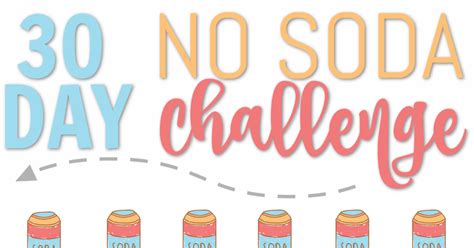 30 Day No Soda Challenge - Keeping Life Sane