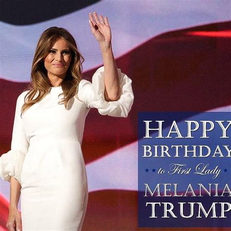 Melania Trump's Birthday Celebration | HappyBday.to