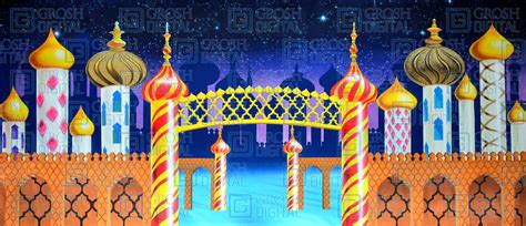 Kingdom of the Sweets 1 Projected Backdrops - Grosh Digital