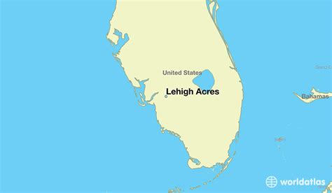 Map Of Lehigh Acres Florida - Draw A Topographic Map