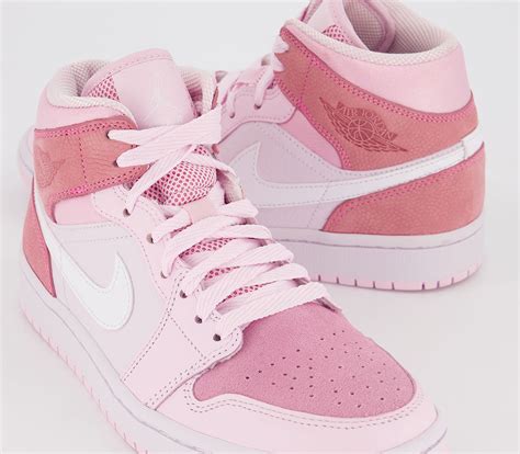 Air Jordan 1 Mid Digital Pink CW5379-600 Release Info + Photos ...