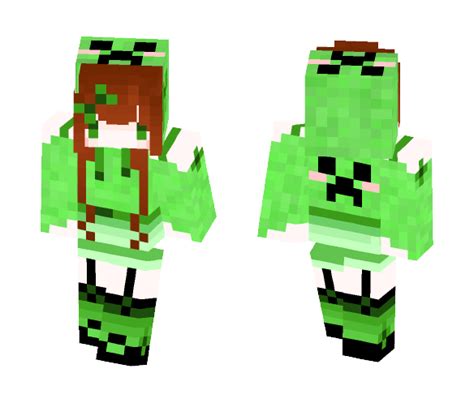 Download Creeper girl Minecraft Skin for Free. SuperMinecraftSkins