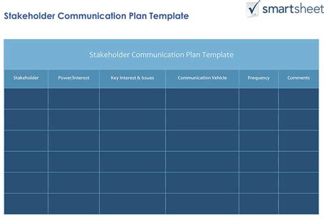 How to Create a Stakeholder Management Plan Smartsheet