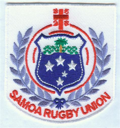 Samoa National Rugby Union Team Badge Iron On Embroidered | Etsy