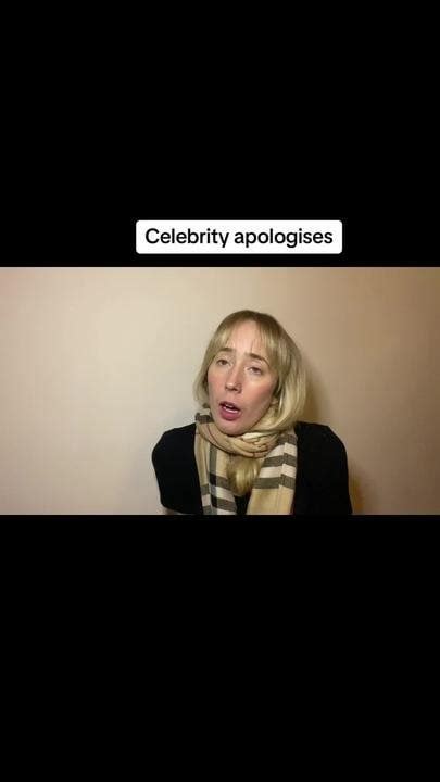 Celebrity Apologises... : r/TikTok