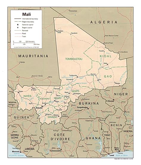 Maps of Mali | Map Library | Maps of the World