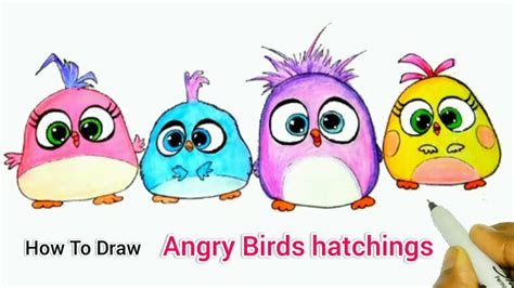 Cutest moments of Angry Birds Hatchlings | How To Draw Angry Birds ...