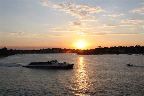 Sydney - City and Suburbs: Parramatta River, sunset