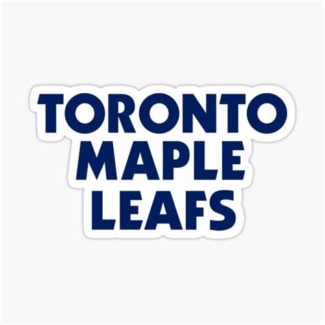 Toronto Maple Leafs Stickers | Redbubble