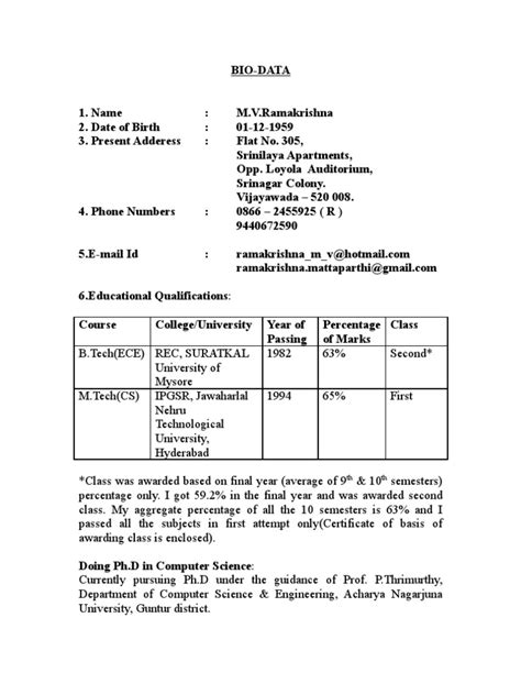 Biodata | Programmer | Computer Science