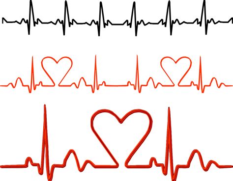 Heartbeat Line Vector | ECG Line Vector - Vector Design - Cdr, Ai, EPS, PNG, SVG