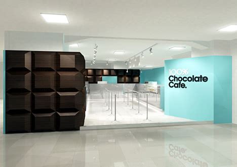 100 Percent Chocolate Cafe by Wonder Wall Studio | Yanko Design