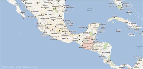 satellite map of guatemala - Map Pictures