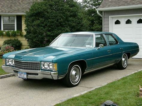 1971 CHEVROLET IMPALA 4 DOOR SEDAN in Metallic Sea Aqua exterior color ...