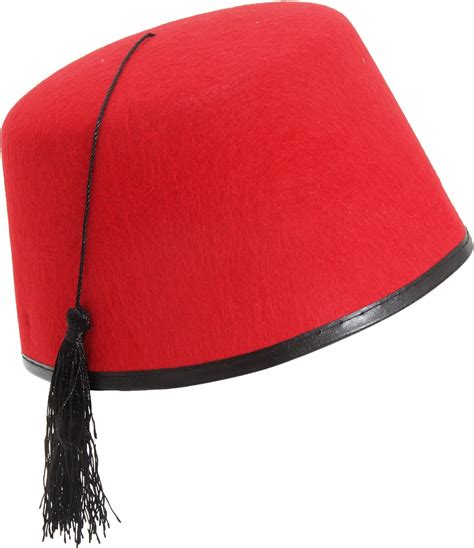 Cappello Fez Rosso : Amazon.it: Moda