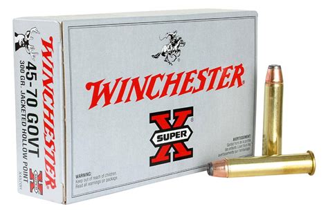 Winchester Ammo X4570H Super-X 45-70 Government 300 GR Jacketed Hollow Point 20 Bx/ 10 Cs