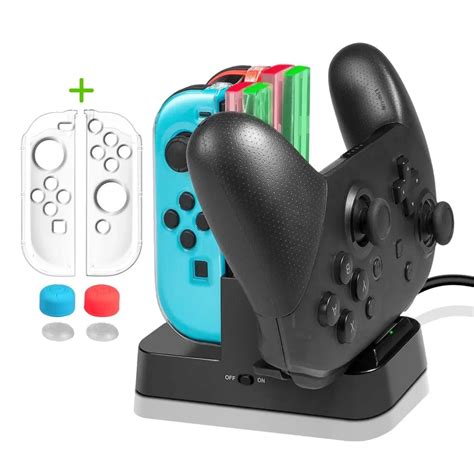 Joy Con Charging Dock Stand Station with Charging Indicator for Nintend ...