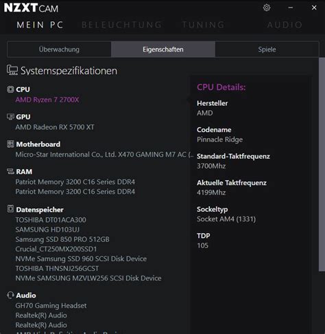 NZXT Kraken Z73 Review NZXT CAM Software