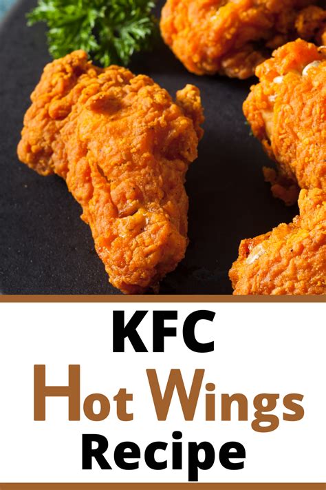 KFC Chicken Wings | Kfc hot wings recipe, Hot wing recipe, Chicken wing recipes fried