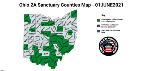 Sanctuary Cities In Ohio 2024 Map - Bennie Nancey