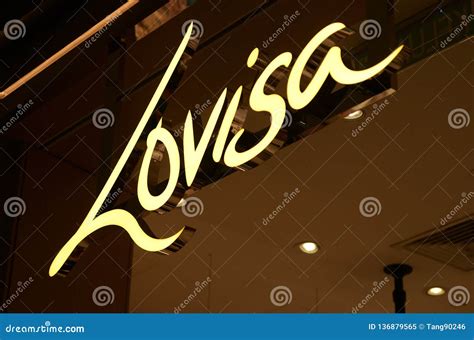 Lovisa Store Sign And Brand Text Logo Front Of Shop Retailer ...