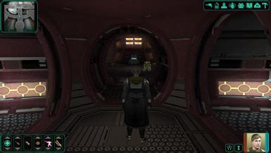 ebon hawk interior red and gold at Star Wars Knights of the Old Republic 2 - Mods and community