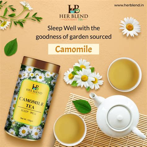 Chamomile Tea To Relieve Anxiety & Stress - Herblend Tea Shop