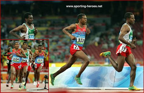 Zersenay TADESE - 10,000m finalist at the 2008 Olympic Games. - Eritrea