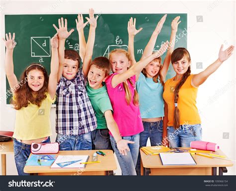 Group Happy School Child Classroom Foto stock 109966154 | Shutterstock