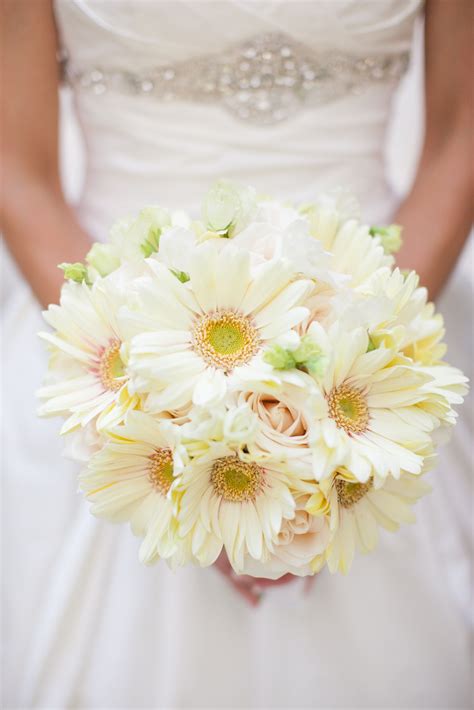 White Daisy, Rose Bridal Bouquet