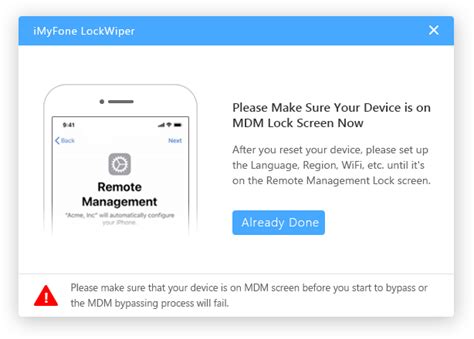 Remove/Bypass Remote Management Lock on iPhone/iPad - iOS 14/15 Supported