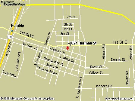 Humble Church of Christ Location Map