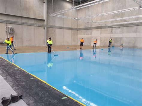 Epoxy Floor application - NZCCA - New Zealand Concrete Contractors Association