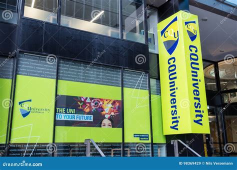 Central Queensland University Campus in Central Brisbane, Australia. Editorial Stock Image ...