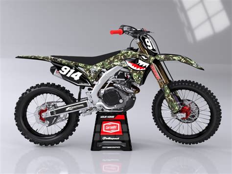 Military Series – Honda CR / CRF Graphics Kit – Custom MX – The Home Of ...