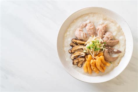 Pork Congee or Porridge with Pork 2680407 Stock Photo at Vecteezy