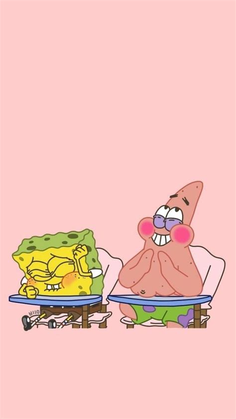 spongebob-squarepants-patrick-star-girly-iphone-wallpaper-pink ...