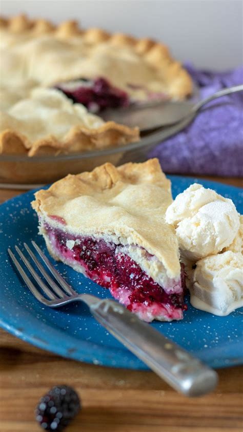 Blackberry Pie Recipe- for fresh or frozen berries - Binky's Culinary Carnival