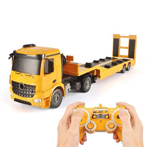 Remote Control RC Truck Flatbed Semi Trailer Kids Toy Car Transport Truck 604348283325 | eBay