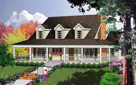 Custom Cape Cod Home Plan with Porches | SDL Custom Homes