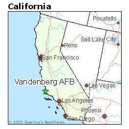 Vandenberg Afb California Map - Dorrie Katharina