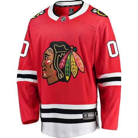 Chicago Blackhawks Custom Name and Number Fanatics Home Red Breakaway ...