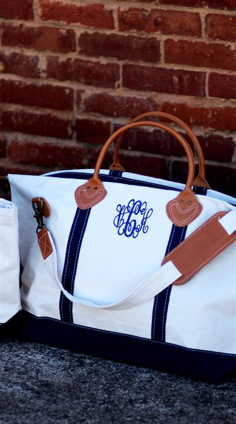 Heading out for the weekend! Don’t forget your monogrammed Canvas Weekender Bag that’s perfect ...